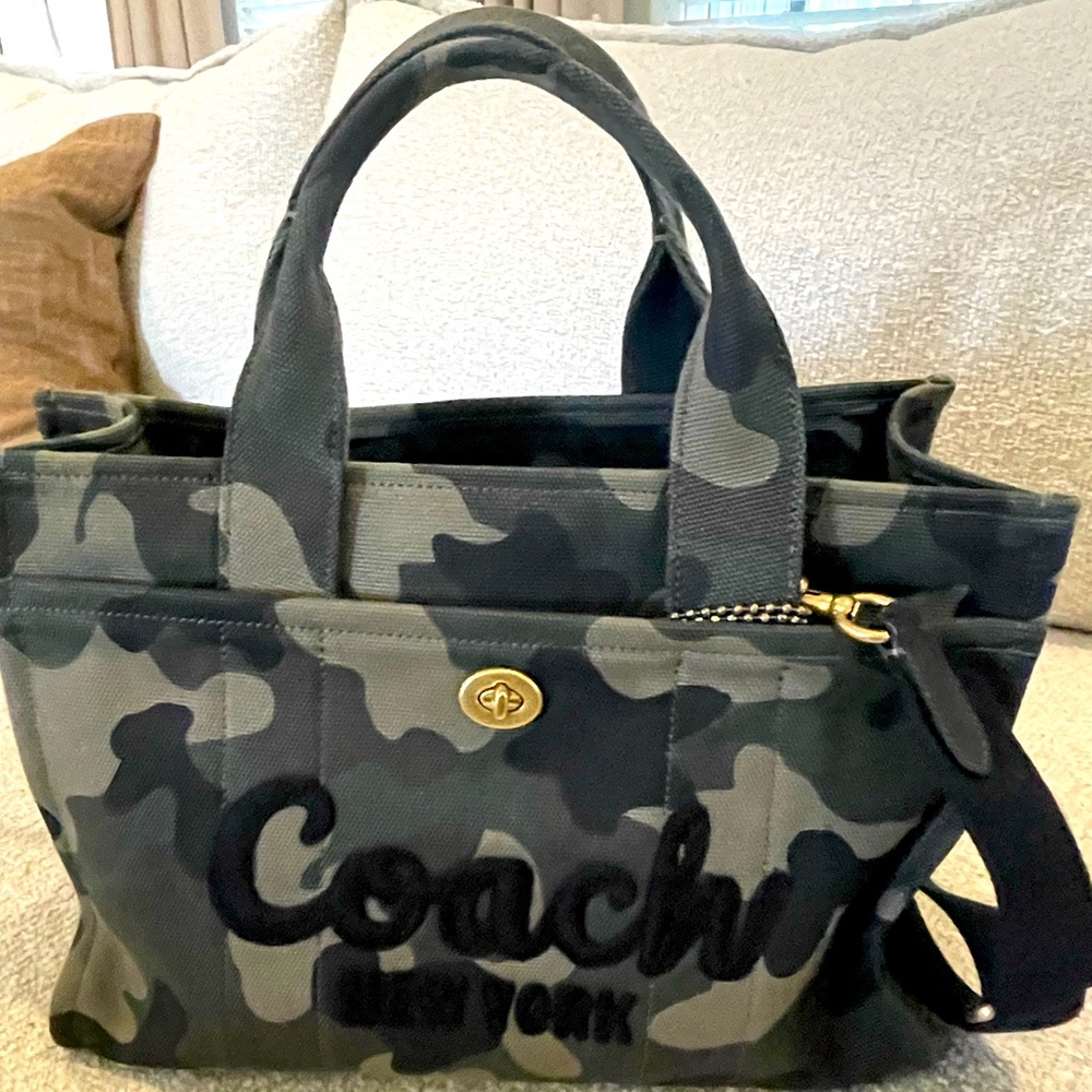Coach Camo Cargo Tote